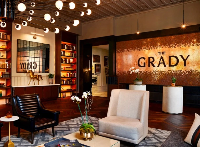 the grady living room with chairs